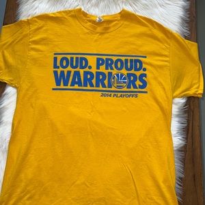 Golden State Warriors 2014 Playoff T-shirt Mens size XL